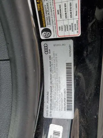 2015 AUDI A3 PREMIUM PLUS  