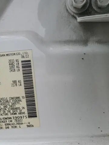 2022 NISSAN ALTIMA SV  