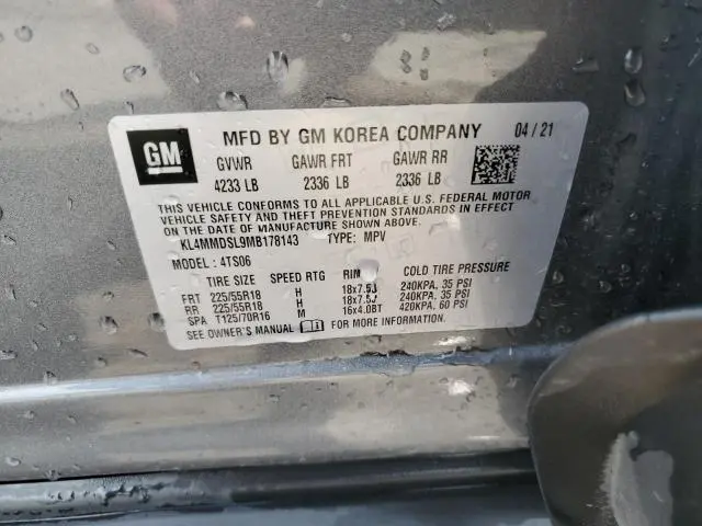 2021 BUICK ENCORE GX SELECT  