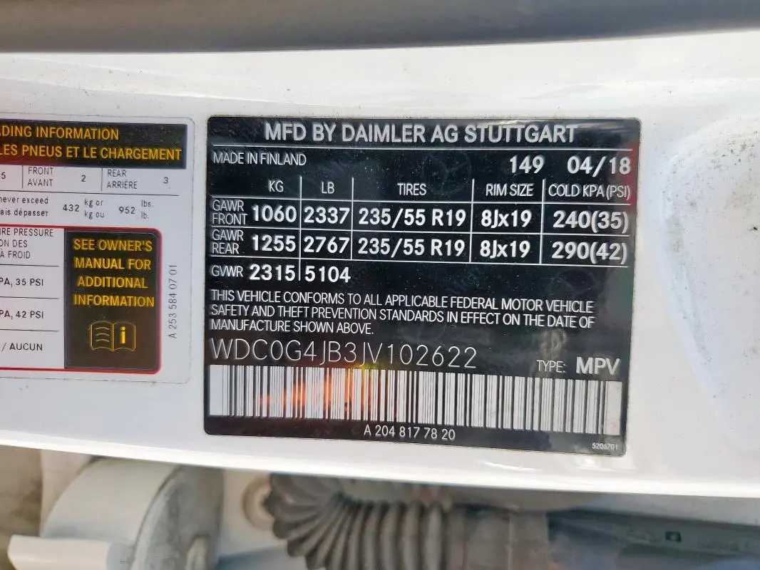 2018 MERCEDES-BENZ GLC 300