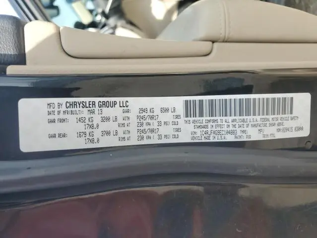2014 JEEP GRAND CHEROKEE LAREDO