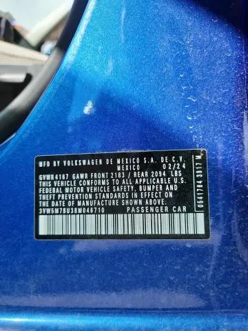 2024 VOLKSWAGEN JETTA S  