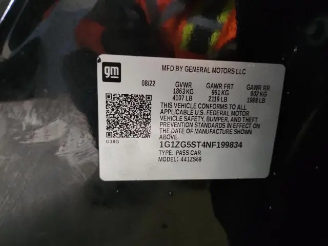 2022 CHEVROLET MALIBU RS  