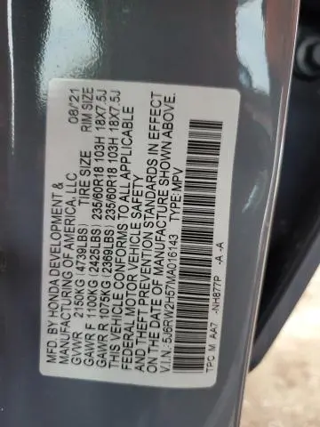 2021 HONDA CR-V EX  