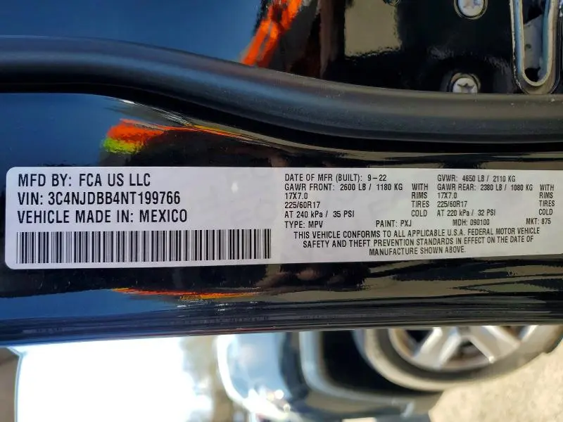 2022 JEEP COMPASS LATITUDE  