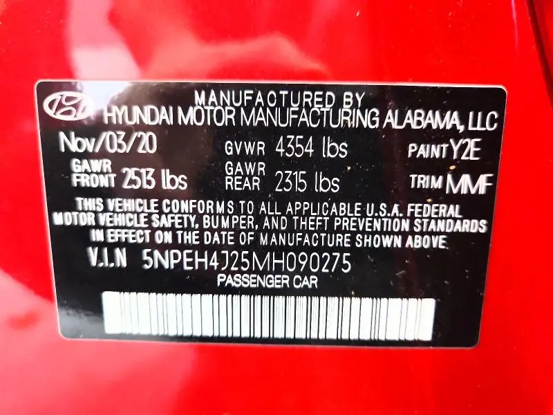 2021 HYUNDAI SONATA LIMITED  