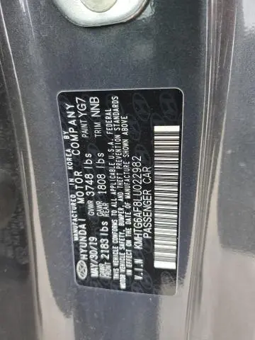 2020 HYUNDAI VELOSTER BASE  