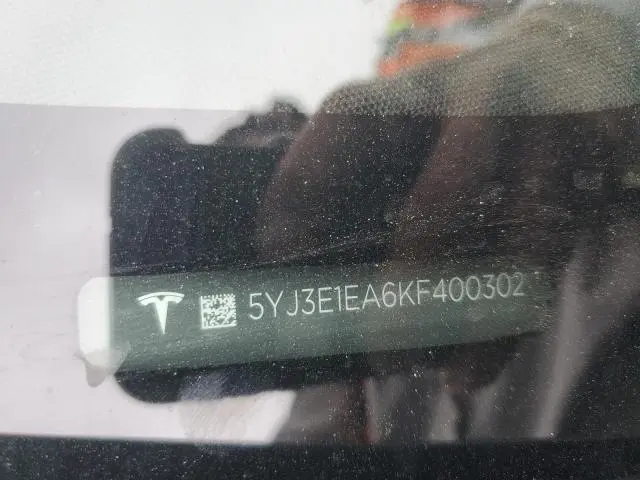 2019 TESLA MODEL 3   