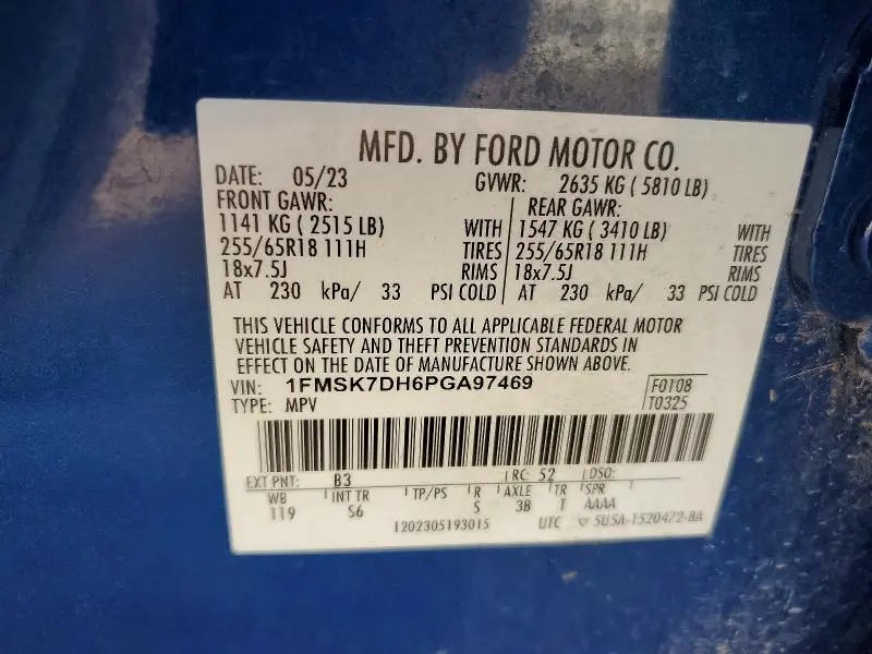2023 FORD EXPLORER XLT  