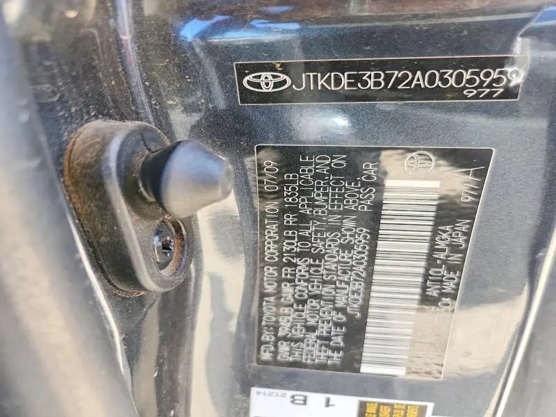 2010 SCION TC BASE  