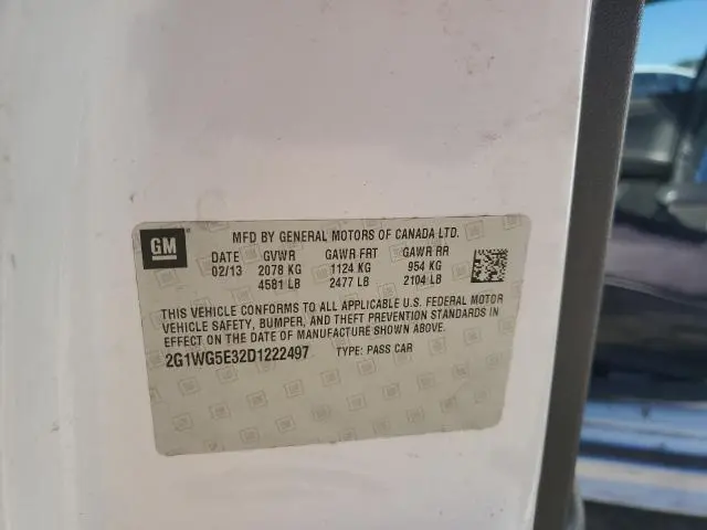 2013 CHEVROLET IMPALA LT  