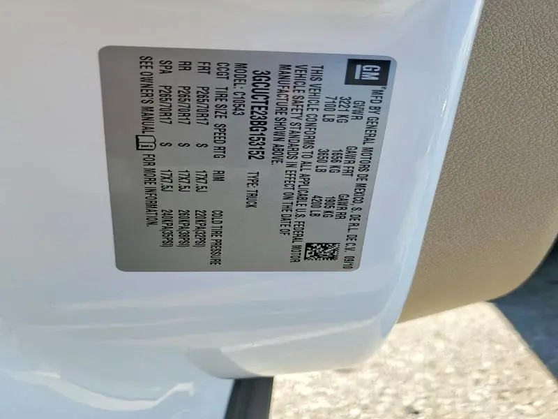 2011 CHEVROLET SILVERADO C1500 LTZ  