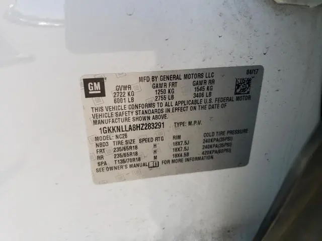 2017 GMC ACADIA SLE  