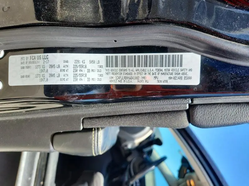 2017 JEEP CHEROKEE SPORT  