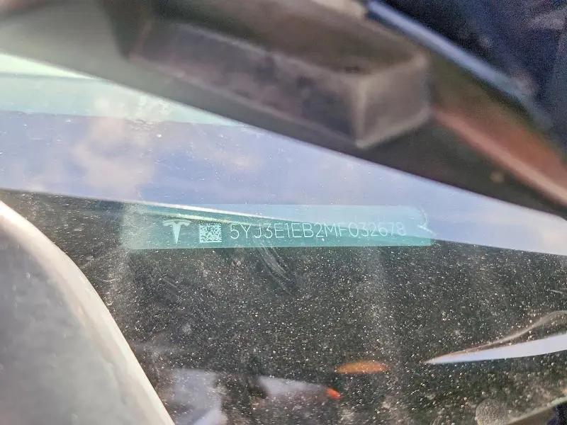 2021 TESLA MODEL 3   