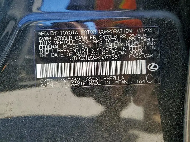 2024 LEXUS IS 350 F SPORT DESIGN  