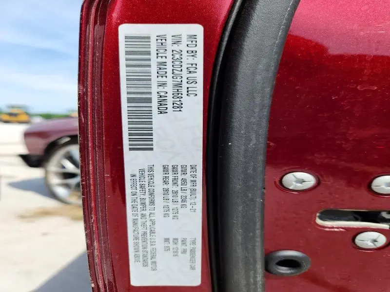 2021 DODGE CHALLENGER GT  