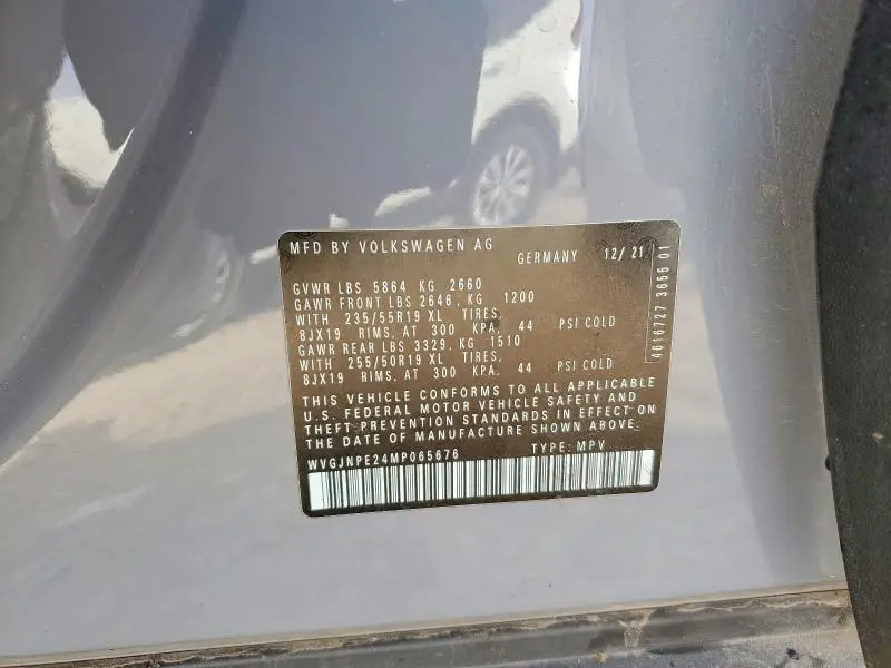 2021 VOLKSWAGEN ID.4 PRO  