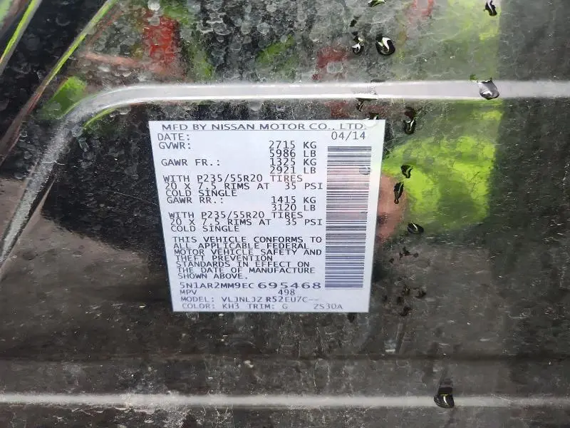 2014 NISSAN PATHFINDER S  