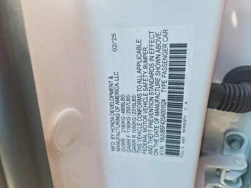 2025 ACURA TLX TECHNOLOGY  