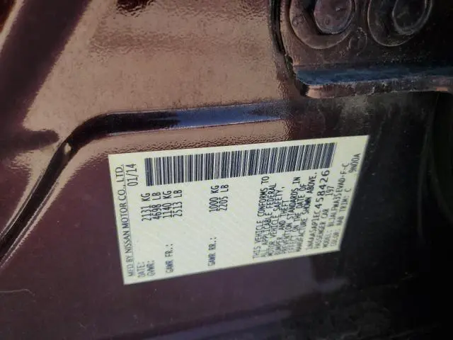 2014 NISSAN MAXIMA S  