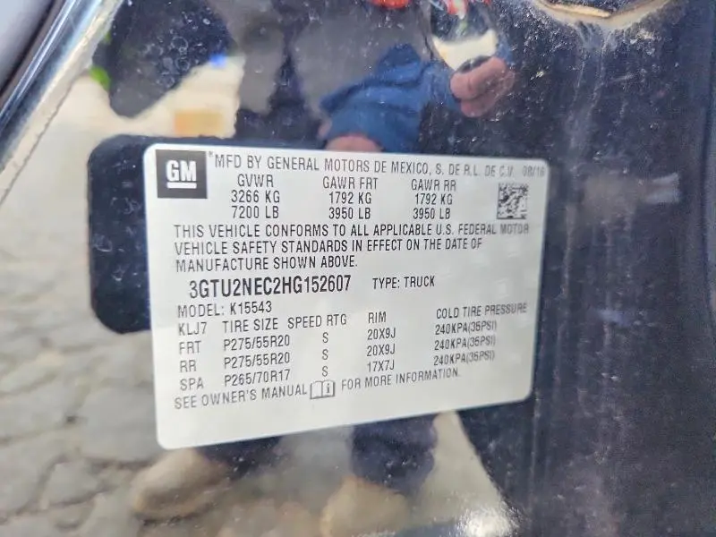 2017 GMC SIERRA K1500 SLT  