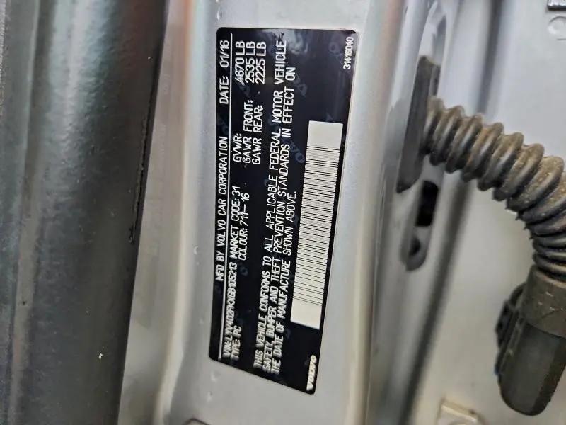 2016 VOLVO S60 PREMIER  