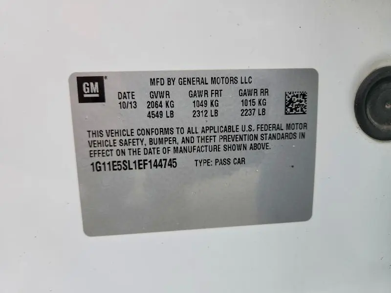 2014 CHEVROLET MALIBU 2LT  