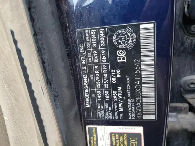 2013 MERCEDES-BENZ ML 350 BLUETEC  