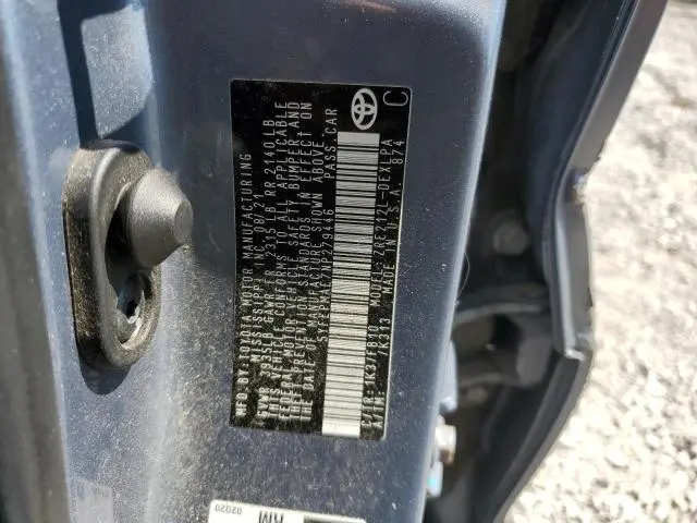 2022 TOYOTA COROLLA LE  