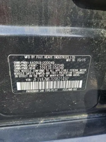 2016 SUBARU WRX STI  