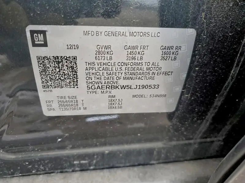 2020 BUICK ENCLAVE ESSENCE  