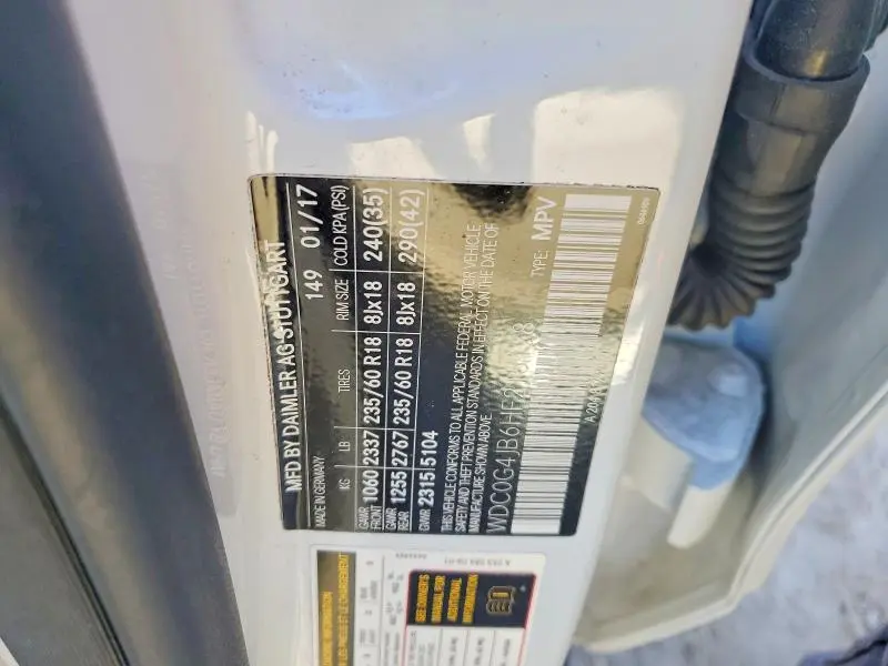 2017 MERCEDES-BENZ GLC 300  