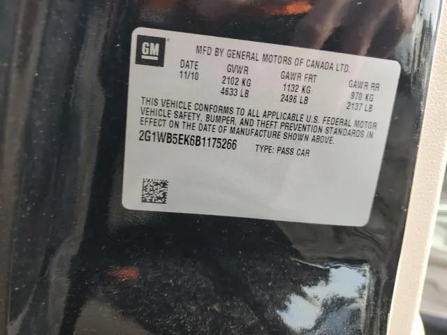 2011 CHEVROLET IMPALA LT  