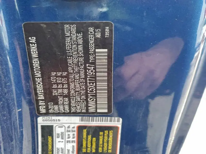 2014 MINI COOPER ROADSTER   