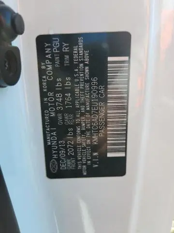 2014 HYUNDAI VELOSTER BASE  