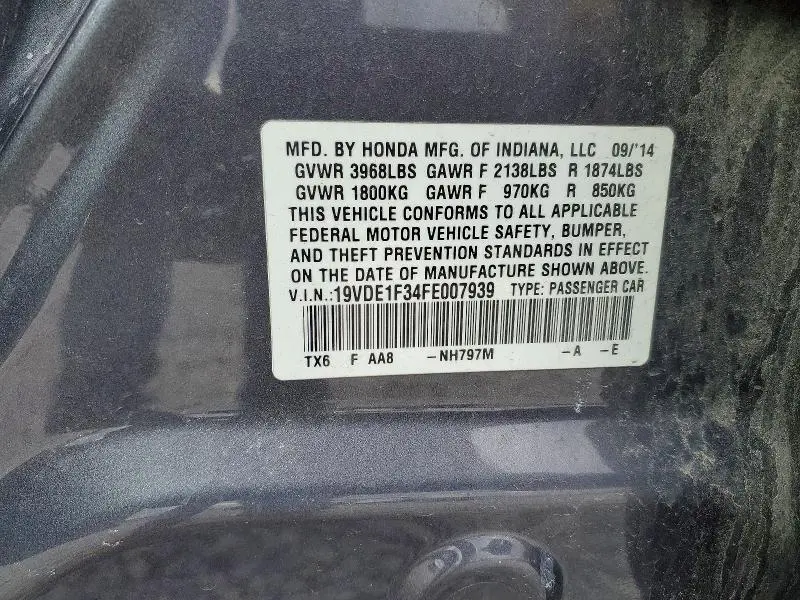 2015 ACURA ILX 20  