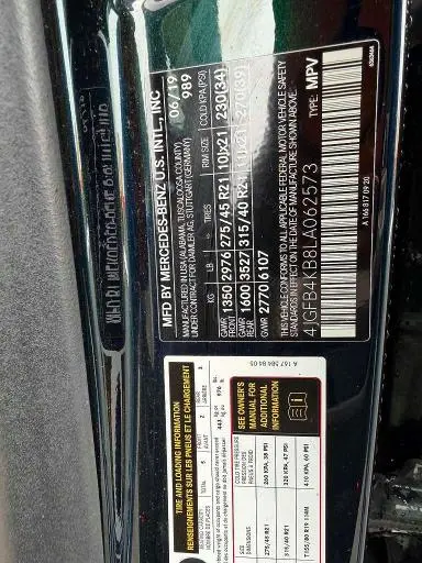 2020 MERCEDES-BENZ GLE 350 4MATIC  