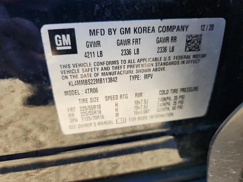 2021 BUICK ENCORE GX PREFERRED  