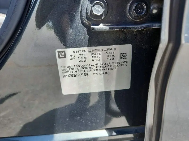 2015 CHEVROLET IMPALA LT  