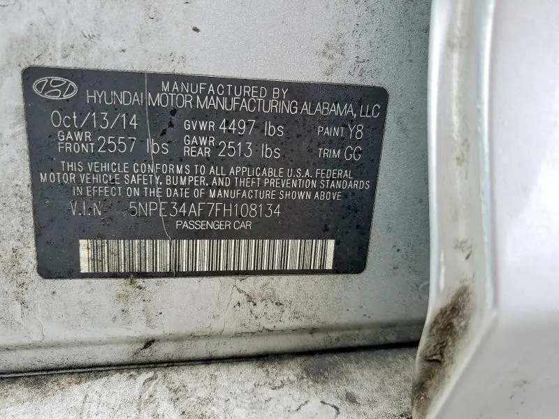 2015 HYUNDAI SONATA SPORT  