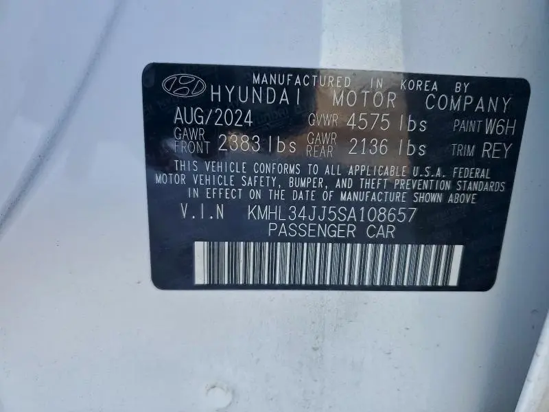 2025 HYUNDAI SONATA HYBRID  