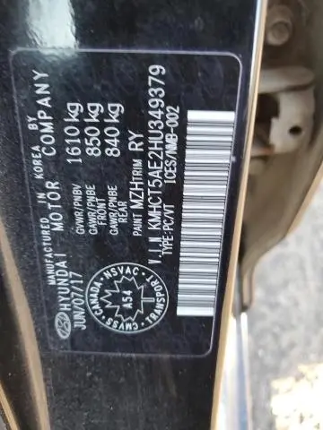 2017 HYUNDAI ACCENT SE