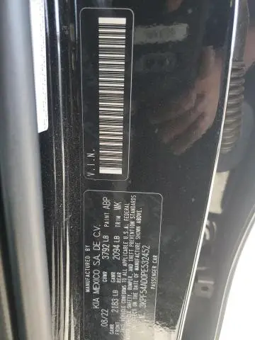 2023 KIA FORTE GT LINE  