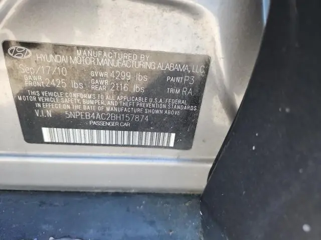 2011 HYUNDAI SONATA GLS  