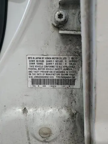 2011 HONDA FIT SPORT  