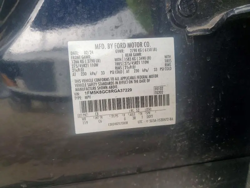 2024 FORD EXPLORER ST  