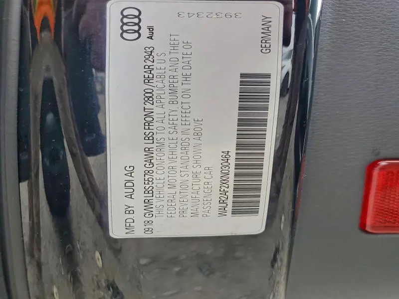 2019 AUDI A7 PREMIUM PLUS  