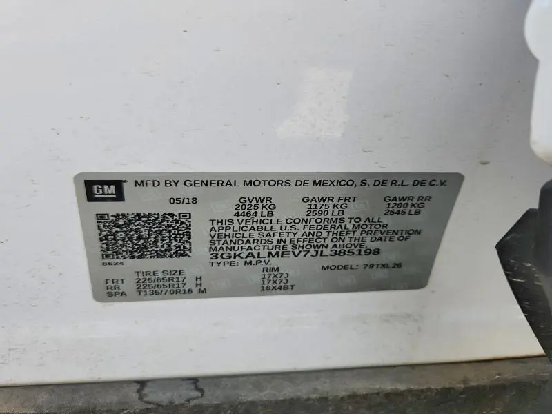 2018 GMC TERRAIN SLE  