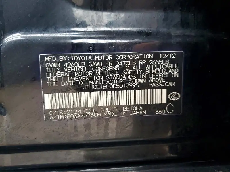 2013 LEXUS GS 350  